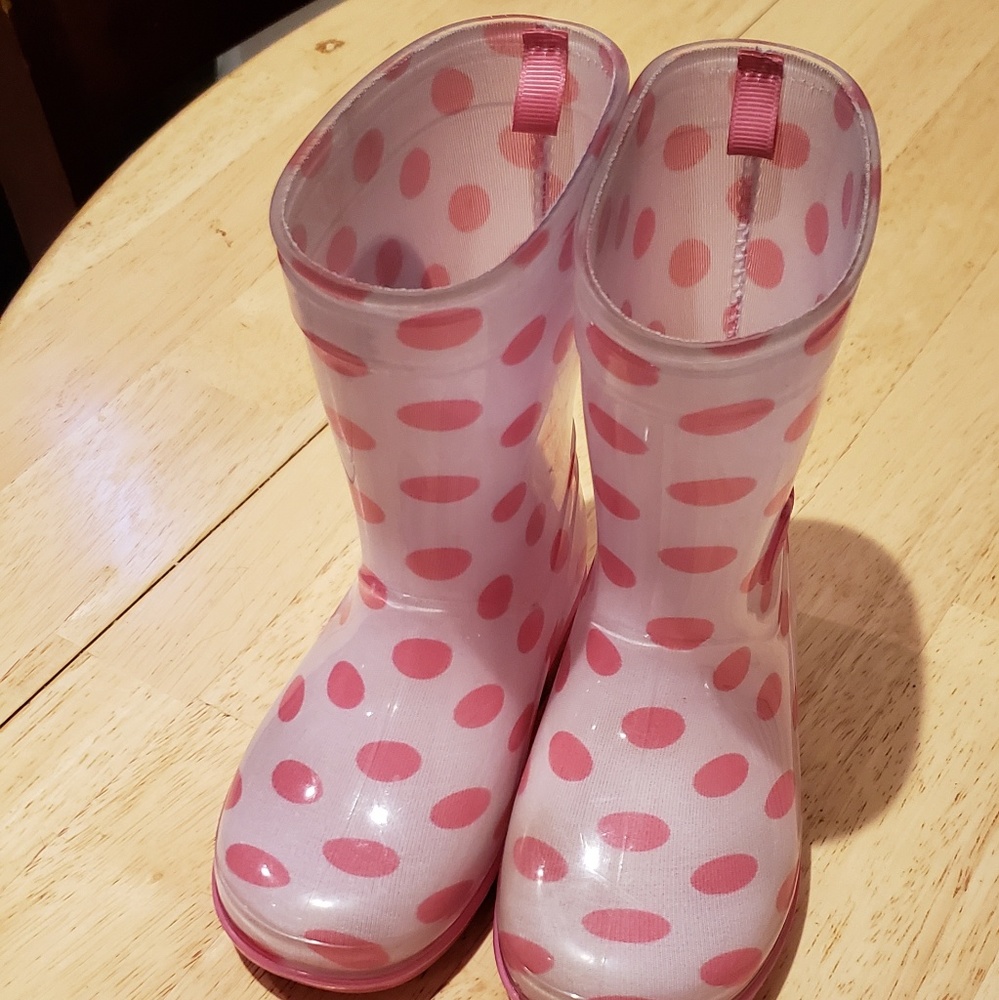 Toddler girl Minnie Mouse rainboots